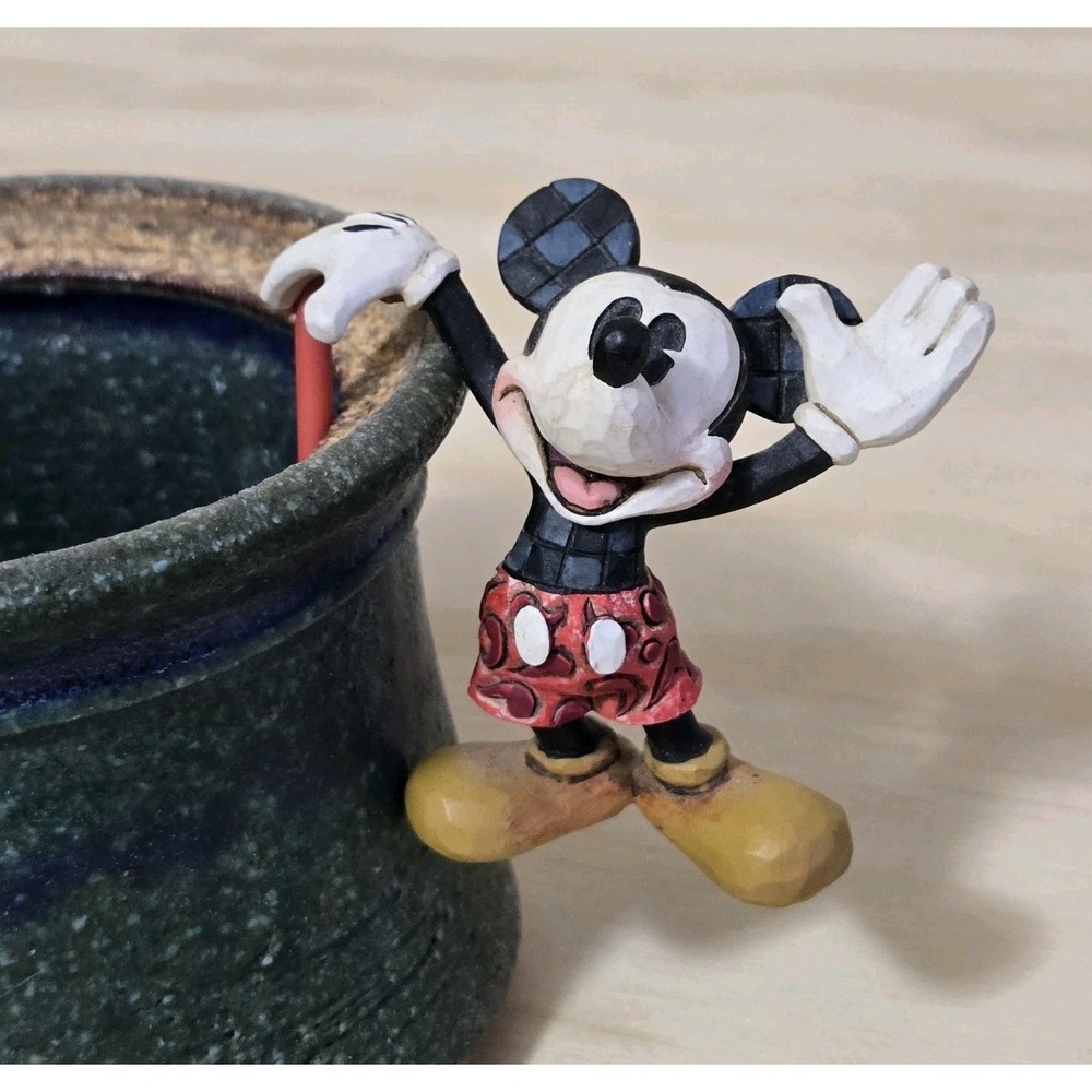 Rare Disney Jim Shore Mickey Mouse Pot Hanger ENESCO New No Box